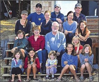 Dana Andrews and family